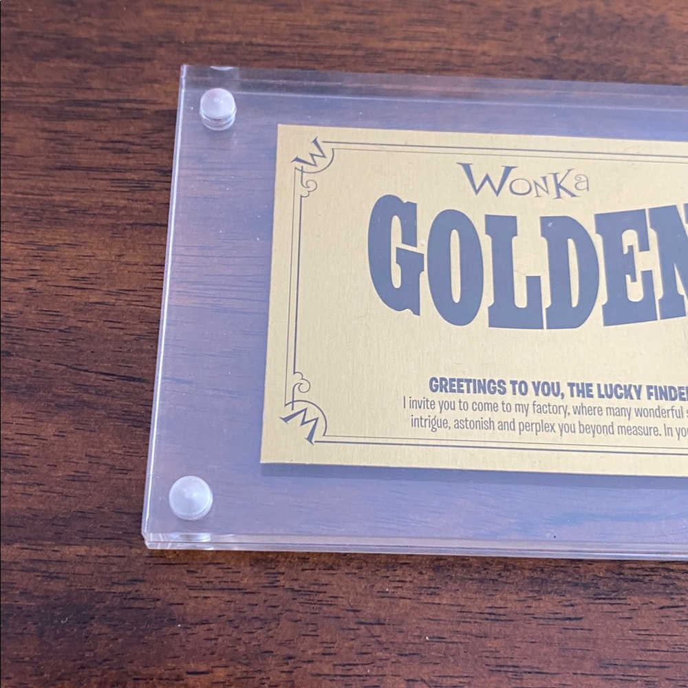 Golden Ticket Display - Picture 5 of 6